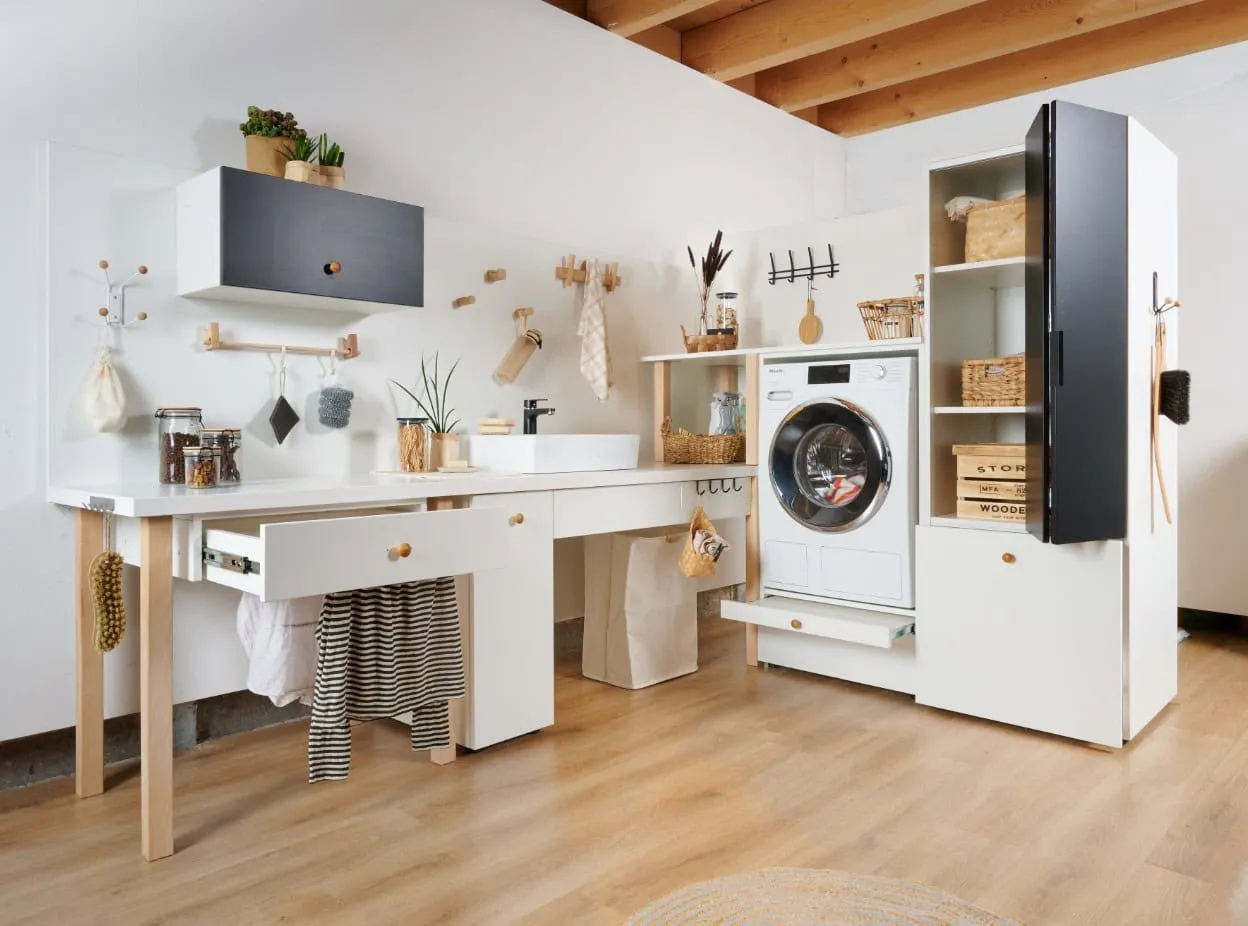 Laundry and Storage Options