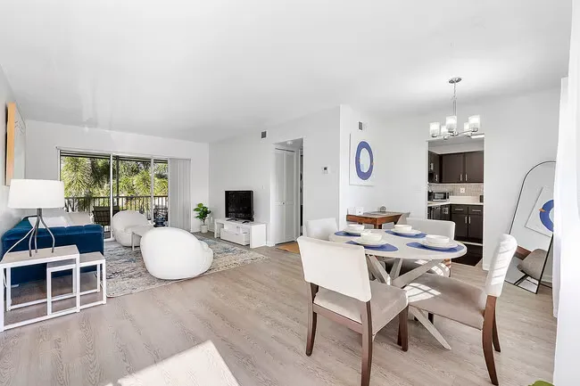 Inside one of our furnished rentals in Boca Raton