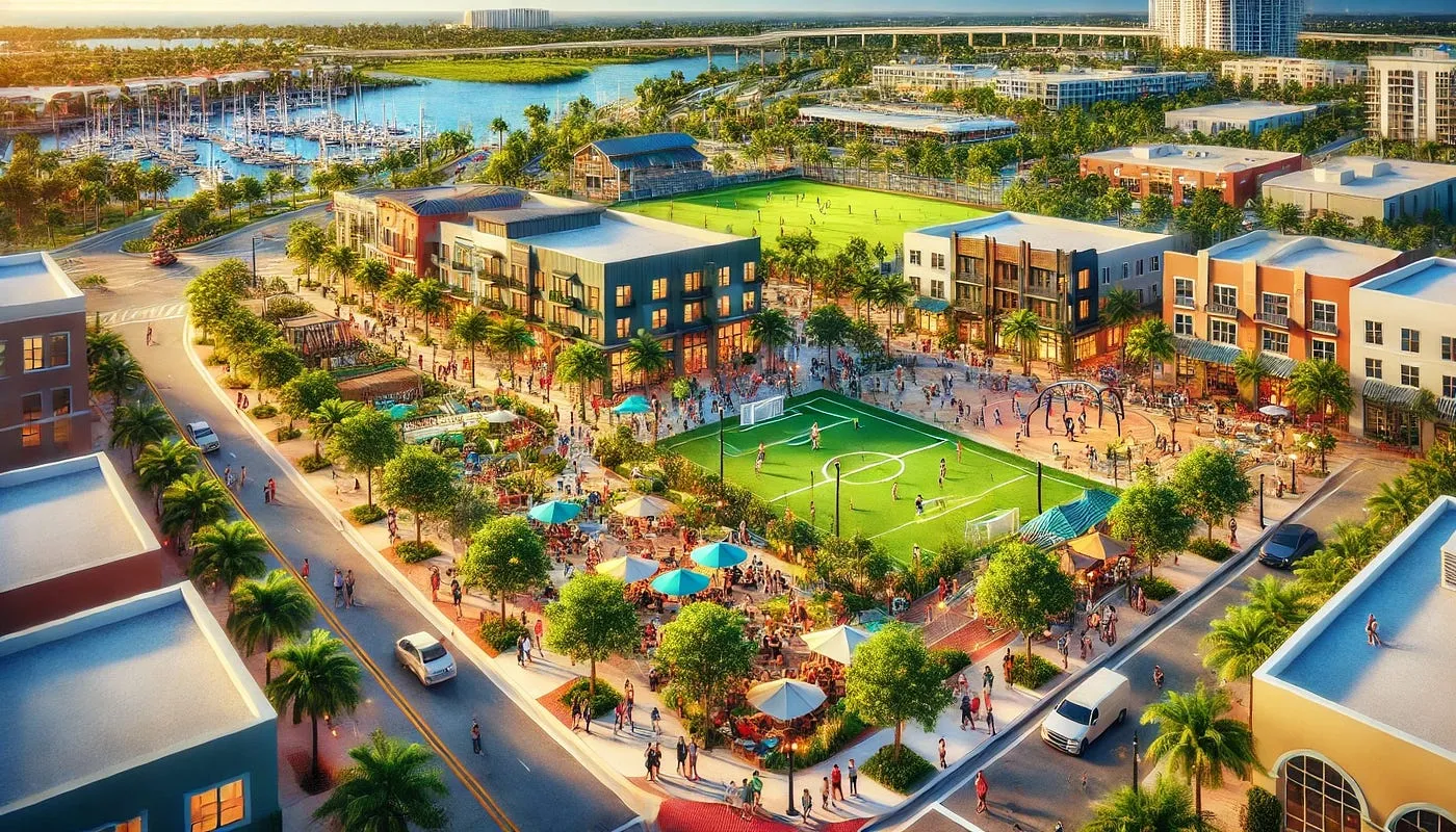Downtown Deerfield Beach / Pioneer Grove: The Up-and-Coming Walkable Core