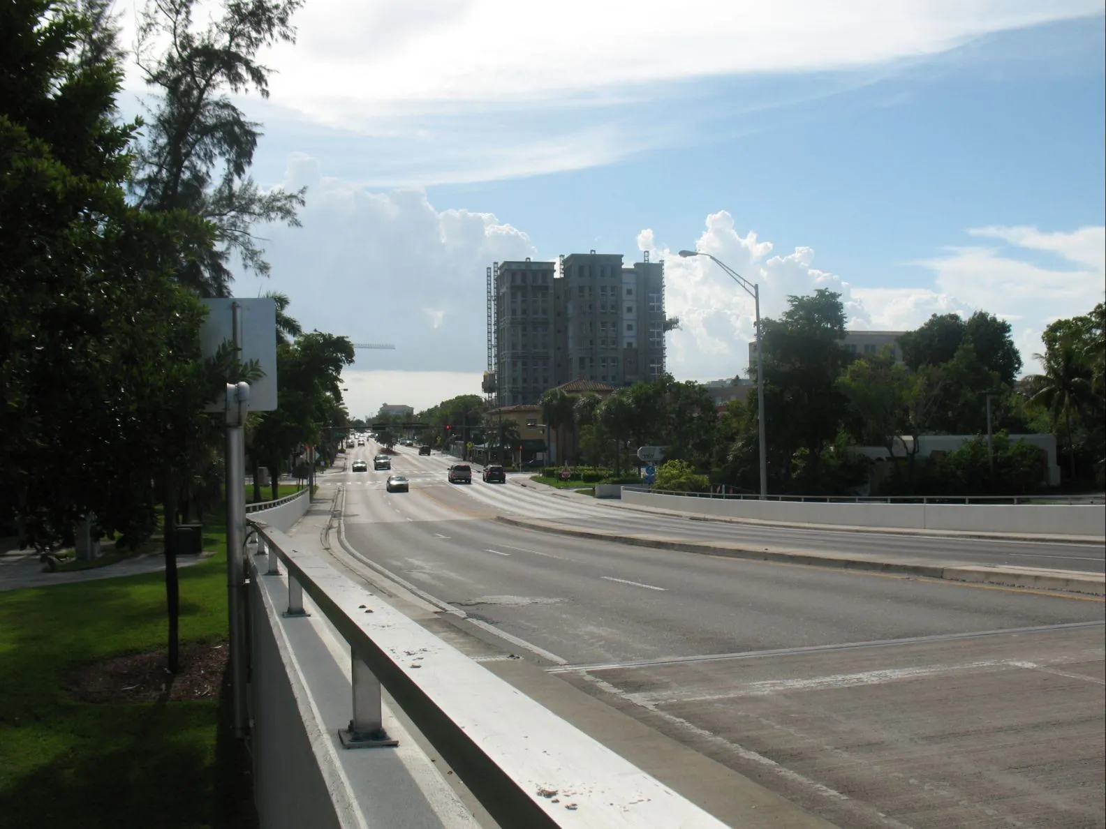 Palmetto Park Road bridge looking west in Boca Raton